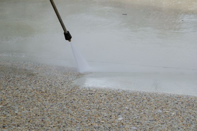 small concrete pad